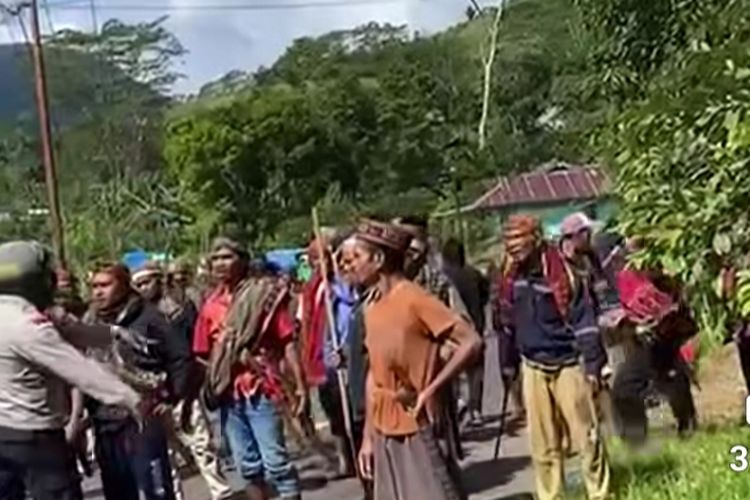 Sempat Memanas, Situasi di Desa Bulan Manggarai Mulai Kondusif