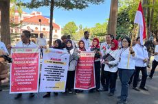 Puluhan Hakim di Pengadilan Negeri Makassar Demo Minta Kenaikan Gaji