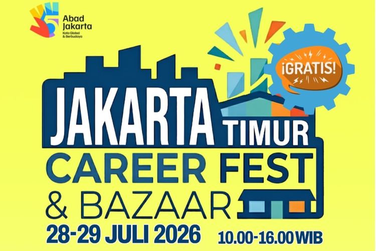 Job Fair Jakarta Timur Digelar 28-29 Juli 2026, Cek Lokasi dan Cara Daftarnya