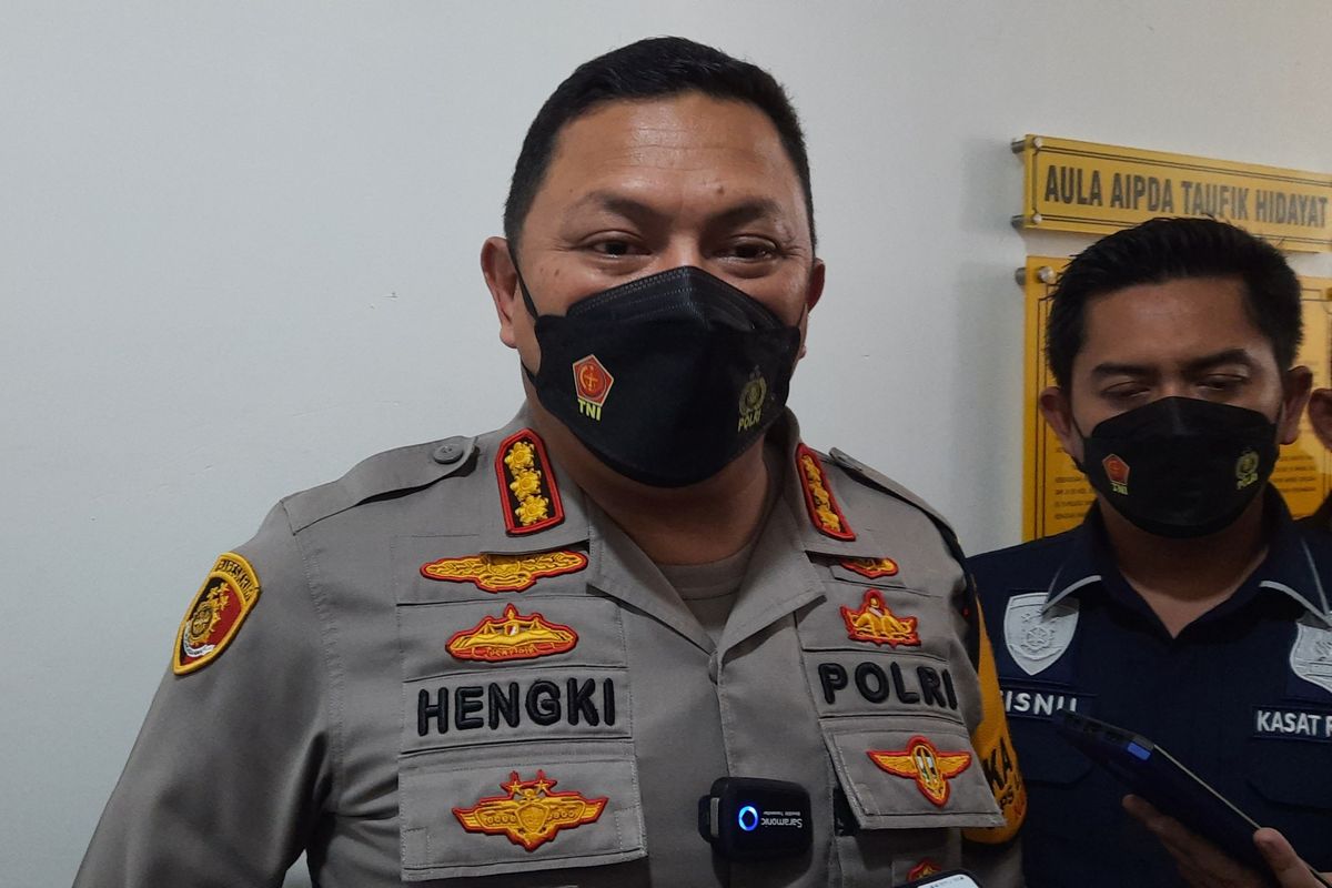 Kepala Kepolisian Resor Jakarta Pusat Komisaris Besar Hengki Haryadi