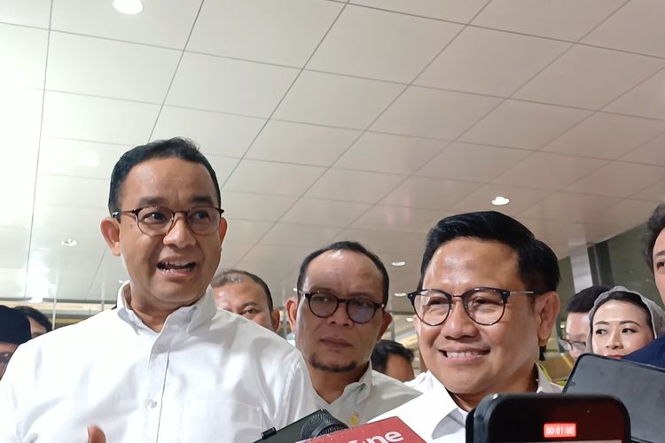 Calon wakil presiden (Cawapres) nomor urut 1 Muhaimin Iskandar mengaku akan menghubungi Thomas Lembong melalui sambungan telepon guna menyampaikan ada yang kangen, Minggu (21/1/2024).