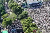 Ratusan Ribu Muslim di Situbondo Lantunkan Shalawat dan Doa untuk Indonesia