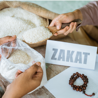 Ilustrasi zakat. Kemenag tegaskan zakat tidak untuk MBG.