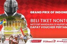 Beli Tiket MotoGP Mandalika di MyPertamina Bisa Dapat Voucher Rp 400.000