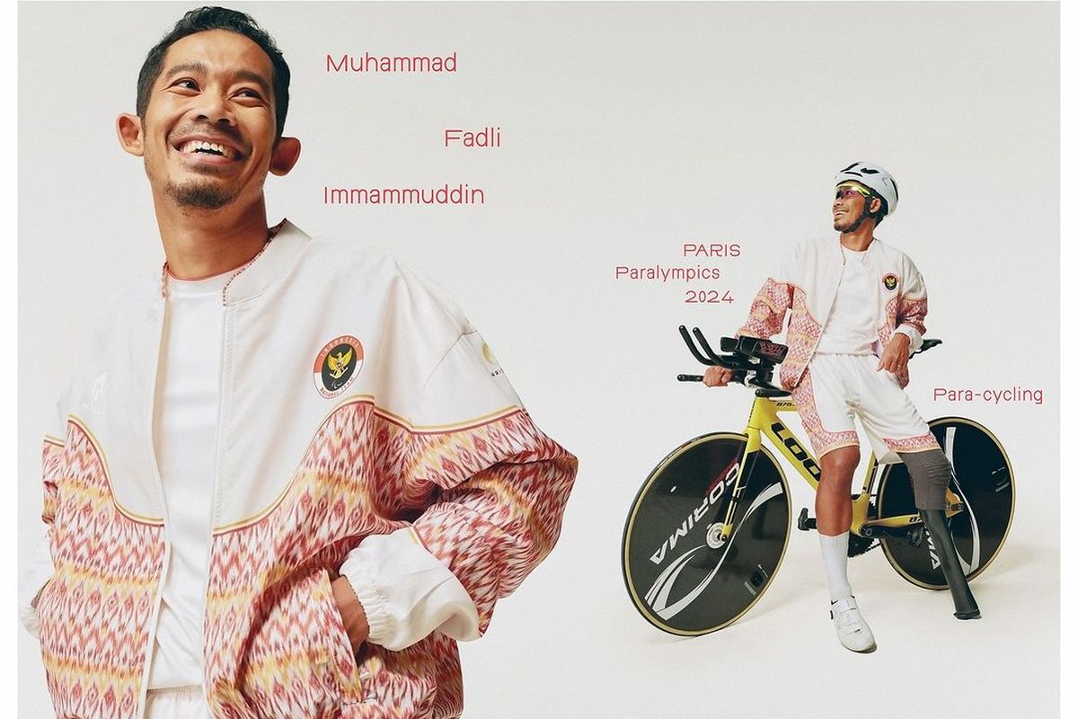 Koleksi Sandya Niskala dari IKAT Indonesia by Didiet Maulana untuk para atlet Indonesia di Paralimpiade 2024.