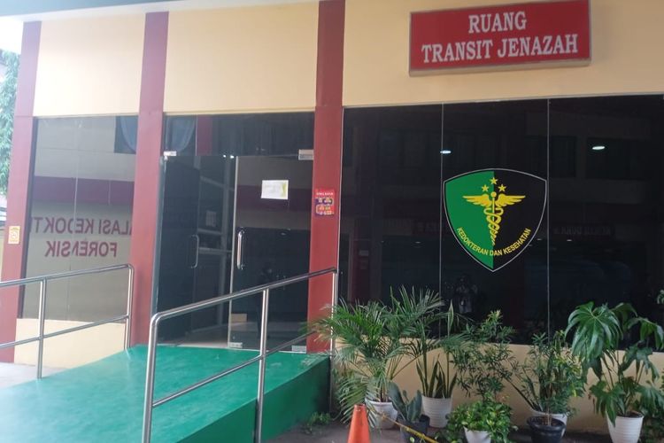Situasi area Instalasi Kedokteran Forensik dan ruang transit jenazah RS Polri Kramat Jati, Jakarta Timur, Sabtu (13/11/2022). 