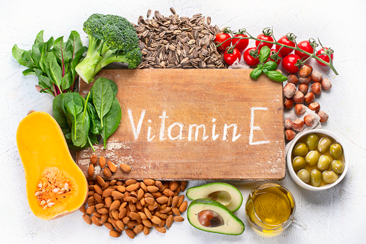 Ilustrasi vitamin E. Manfaat atau khasiat vitamin E.