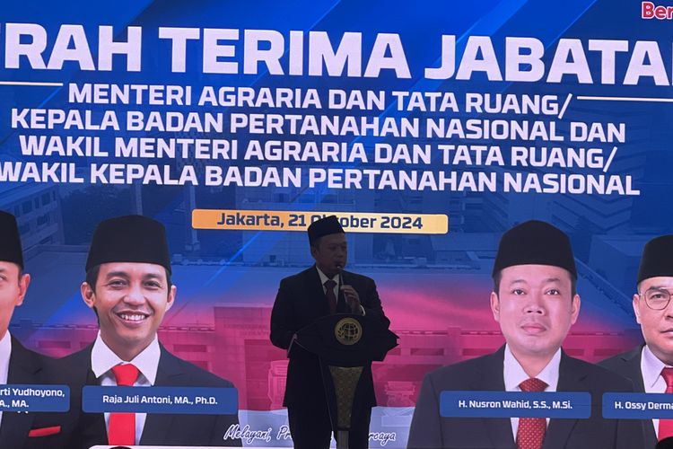 Sertijab Menteri ATR/Kepala BPN, Nusron: Titipan AHY Akan Dilanjutkan