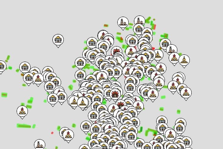 Pemerintah Kota (Pemkot) Surabaya membuka data alamat pasien Covid-19 dalam bentuk peta dan bisa diakses di laman lawancovid-19.surabaya.go.id.