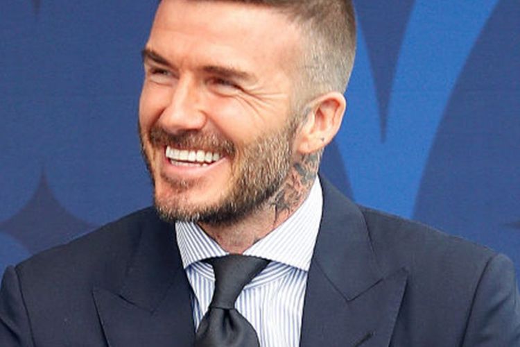 Model rambut David Beckham high and tight