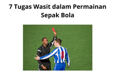 7 Tugas Wasit dalam Permainan Sepak Bola