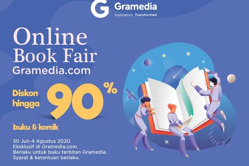 Mau Beli Buku? Di Online Book Fair Gramedia Ada Diskon hingga 90 Persen dan Gratis Ongkir