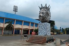 Patung Singa Bermahkota Hiasi Stadion Kanjuruhan Malang, Digagas Seniman Asal Yogyakarta