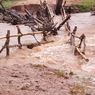 Jembatan Sungai Pa'Bude Ambruk Lagi Dihantam Banjir, Warga Krayan Selatan Terisolasi