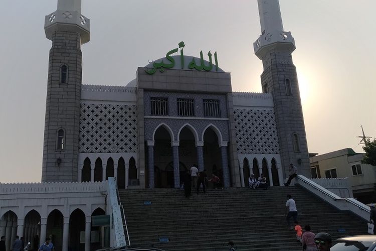 Masjid Seoul Islamic Center di wilayah Itaewon-dong di Korea Selatan, saat didatangi Kompas.com, Minggu (28/5/2017).