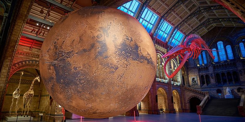 Museum Di London Punya Replika Planet Mars Seperti Apa Halaman All Kompas Com