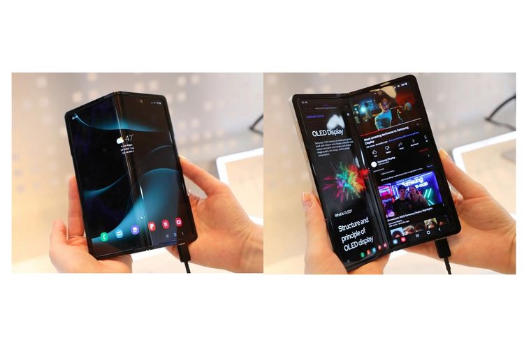 Prototipe ponsel lipat Samsung 360 derajat