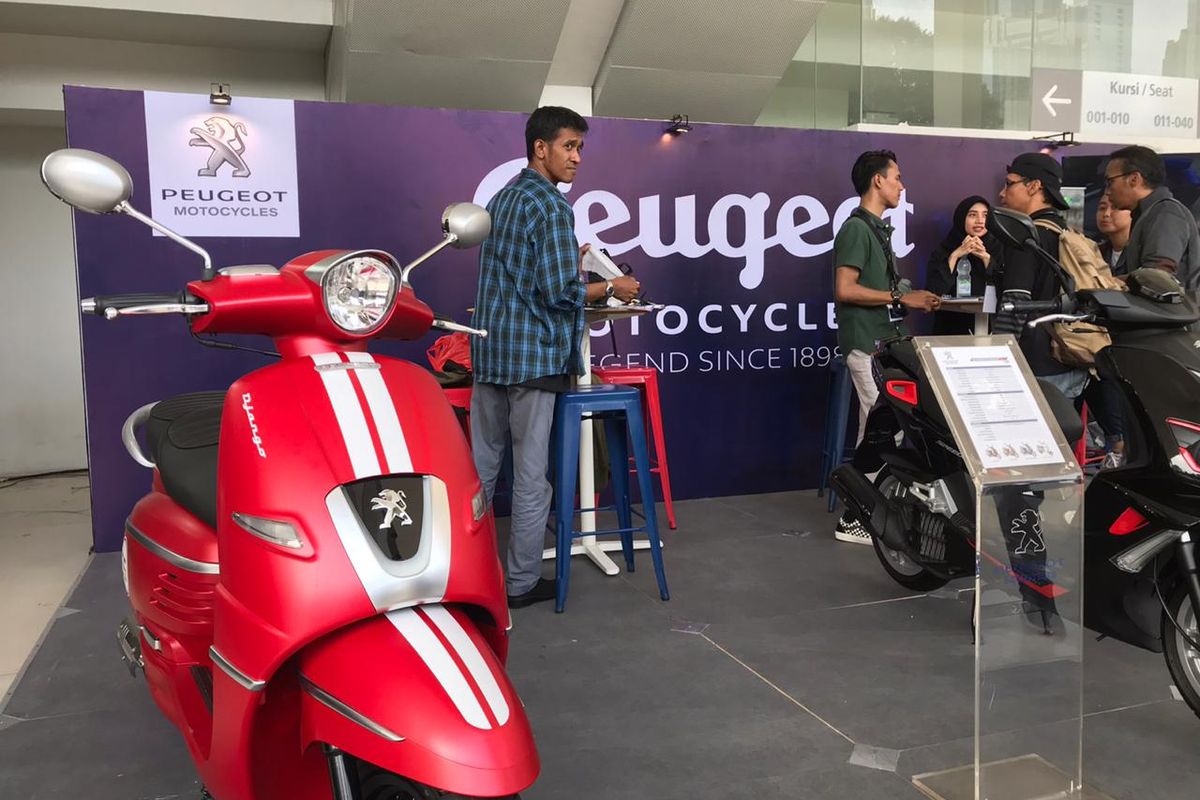 Peugeot Scooter tawarkan beragam program penjualan di IIMS Moto Bike Expo
