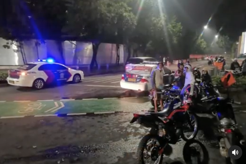 Makin Gila, Balap Liar Motor Berani di Jalan Sudirman