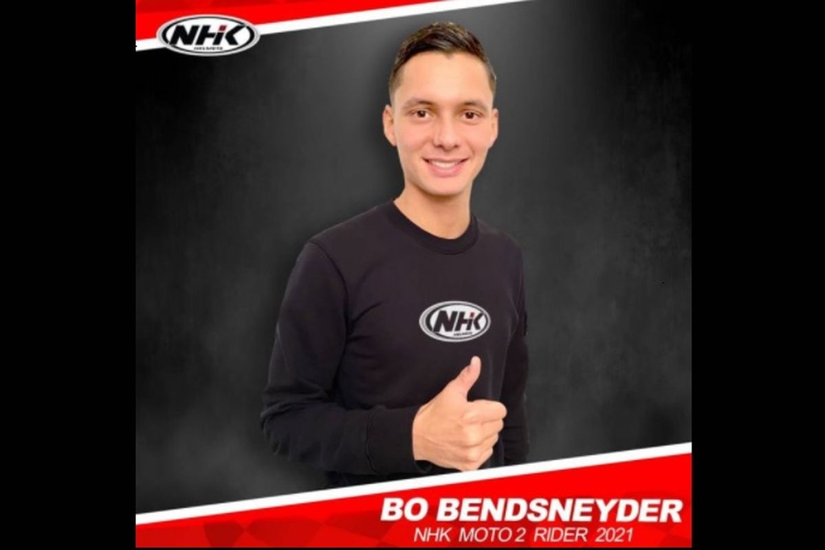 Bo Bendsneyder akan menggunakan helm NHK di Moto2 2021.