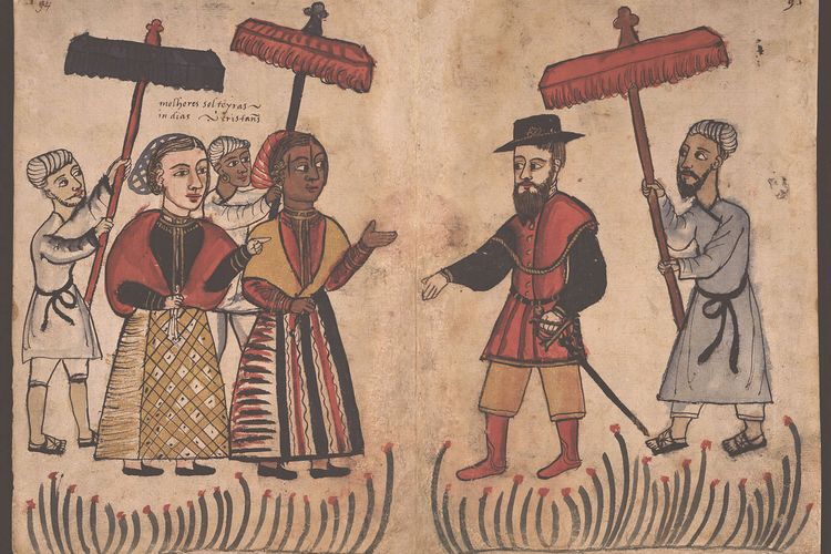 Lukisan Alfonso d'Albuquerque, pelaut Portugis yang menaklukkan Malaka