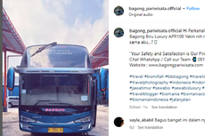 PO Bagong Luncurkan Bus Pariwisata Mewah