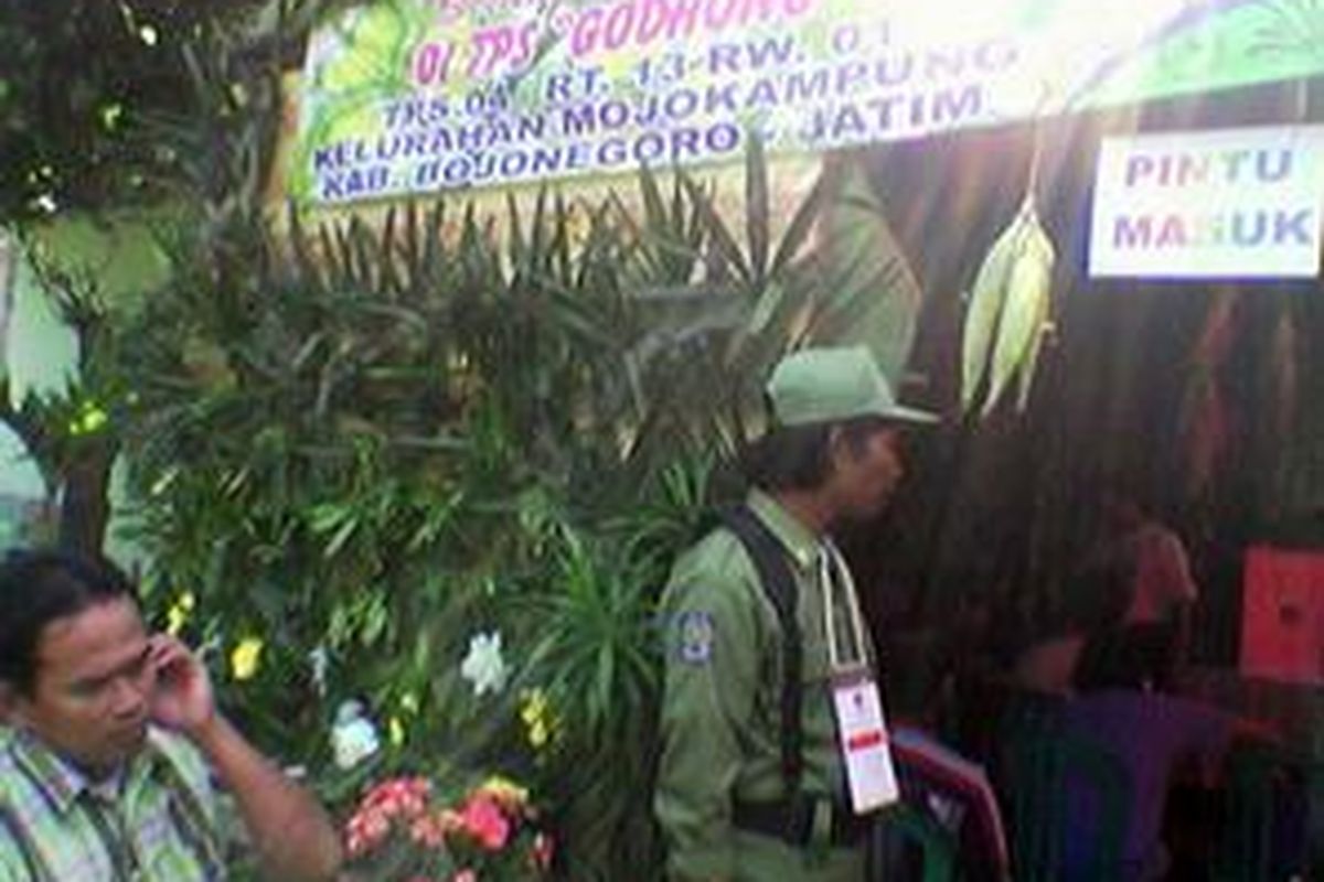 TPS dari daun yang unik di Bojoengoro