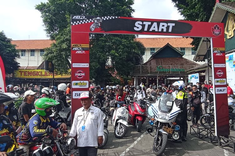 Ribuan Pemotor Ramaikan FDR Day Yogyakarta