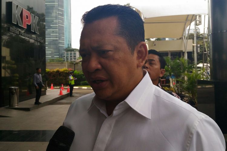 Ketua DPR Bambang Soesatyo mendatangi gedung  Komisi Pemberantasa Korupsi, Selasa (12/3/2018)