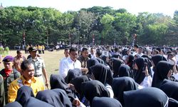 Ribuan Mahasiswa UNNES Ikut Pendidikan Bela Negara