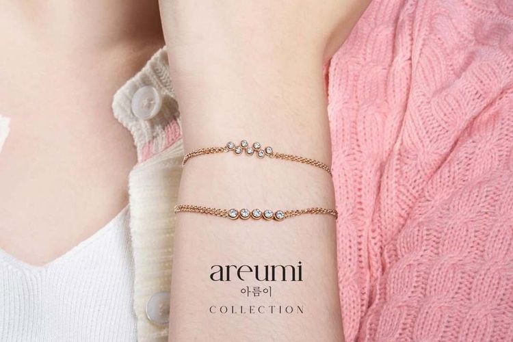 Koleksi gelang berlian Areumi dari The Palace Jeweler.