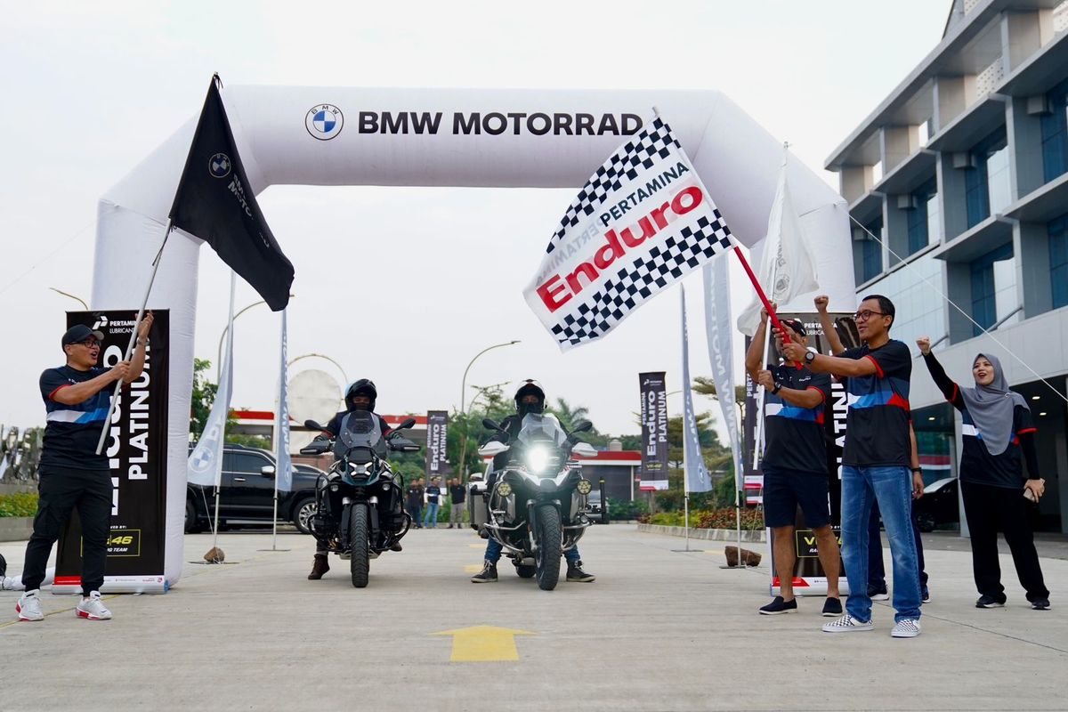 Pertamina Lubricants dan BMW Motorrad Indonesia menguji ketangguhan Pertamina Enduro Platinum 5W-40
