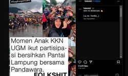 Aksi Mahasiswa KKN UGM Bersihkan 300 Ton Sampah Pantai Terkotor Ke-2 di Indonesia Bersama Pandawara