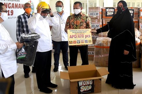 Di Tengah Pandemi, RM Wong Solo Berbagi Kotak Nasi untuk Ribuan TKI dan APD untuk Tim Medis