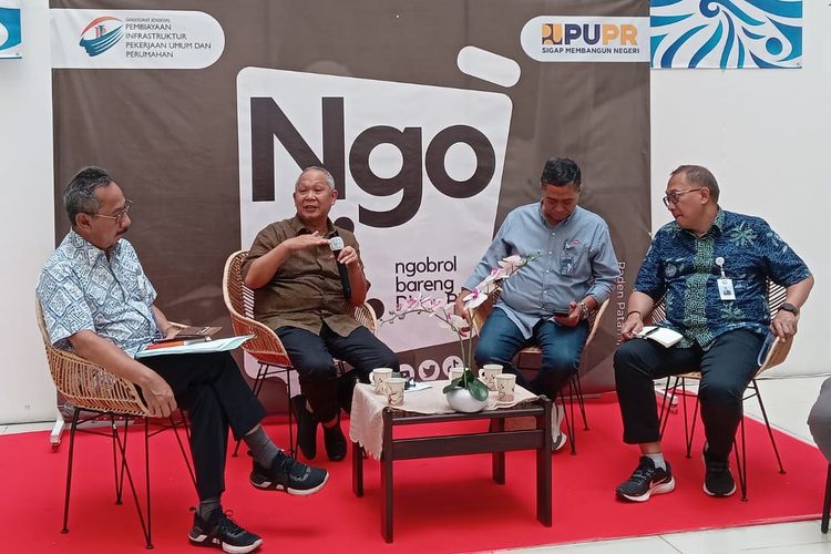 Media gathering Ditjen Pembiayaan Infrastruktur dan Perumahan di Jakarta pada Jumat (21/7/2023).