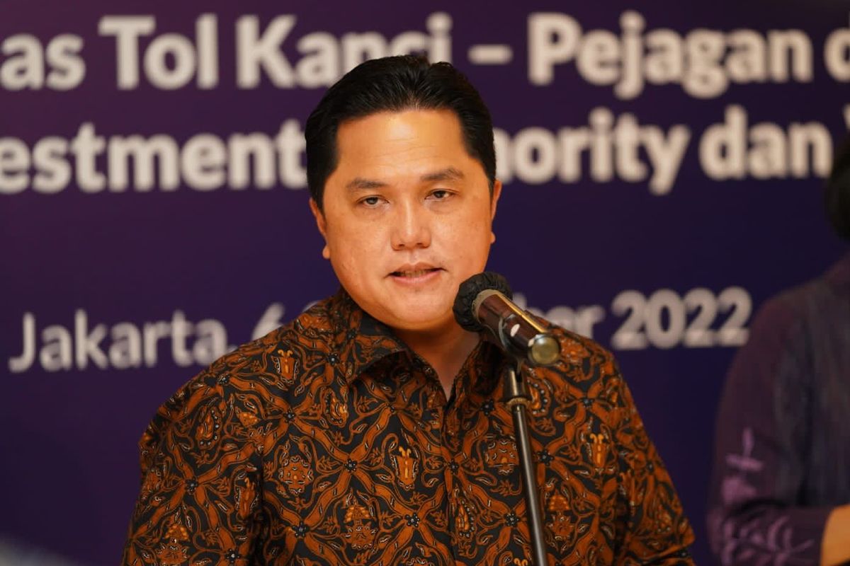 Menteri BUMN Erick Thohir mendorong rumah dan apartemen yang dibangun oleh BUMN memanfaatkan kompor listrik.