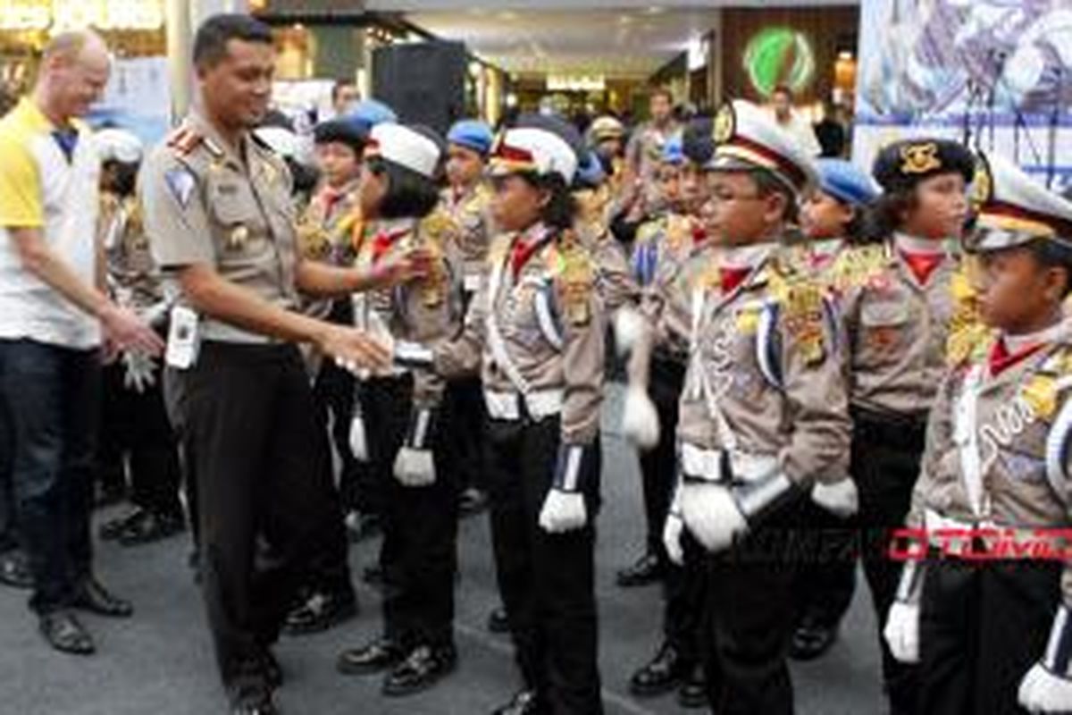 Michelin bekerjasama dengan Polda Metro Jaya mengadakan Road Safety Day, diutamakan edukasi untuk anak-anak.