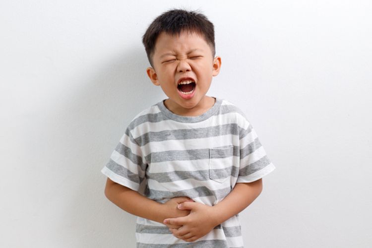Ilustrasi sakit perut pada anak. Penyakit celiac dapat menyebabkan anak mengalami sakit perut dan kondisi medis lainnya.