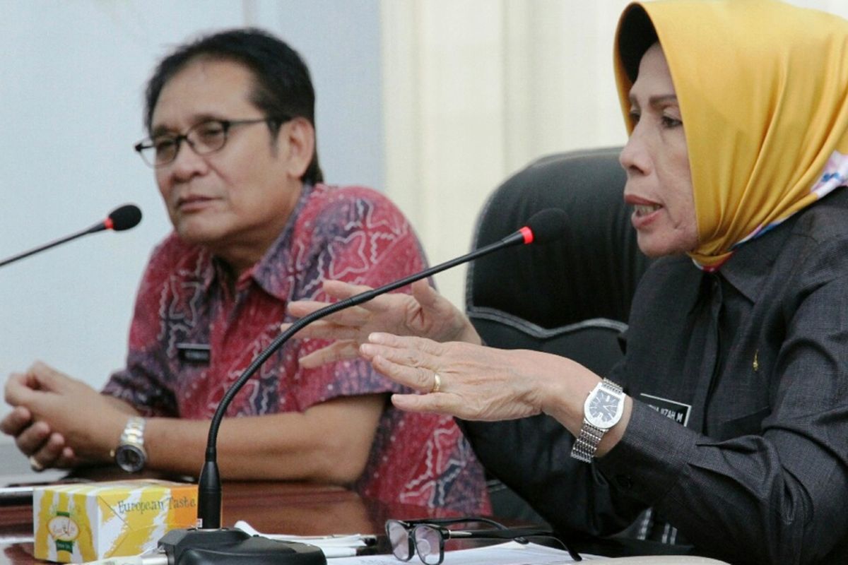 Wakil Gubernur Sumatera Utara Nurhajizah Marpaung, Jumat (28/4/2017)