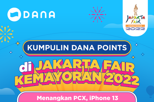 DANA Jadi Mitra Pembayaran Nontunai Jakarta Fair Kemayoran 2022