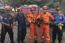 Ular Sanca 4 Meter Acak-acak Etalase Warung Makan Padang di Kembangan