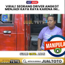 INFOGRAFIK: Hoaks Perempuan Berprofesi Sopir Angkot Mendadak Kaya berkat Situs Judi