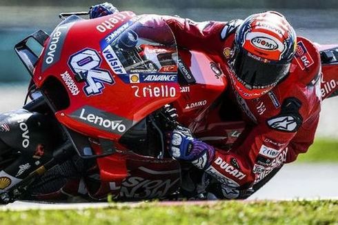 Tinggalkan Marquez, Dovizioso Tercepat di FP3 MotoGP Thailand