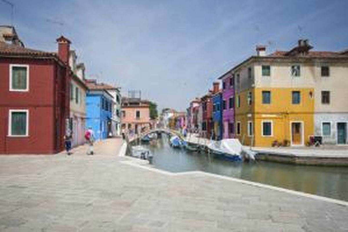 Burano Street di Italia.