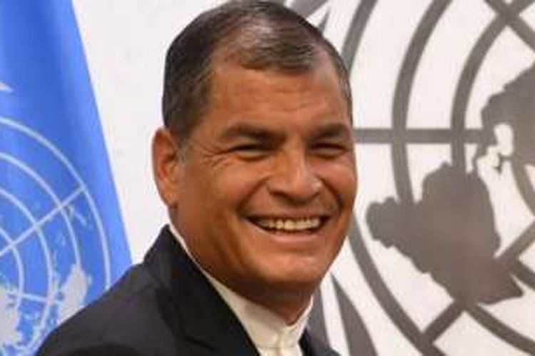Presiden Ekuador Rafael Correa