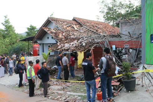 Ledakan di Kebumen, Dua Rumah Hancur dan Puluhan Lainnya Rusak