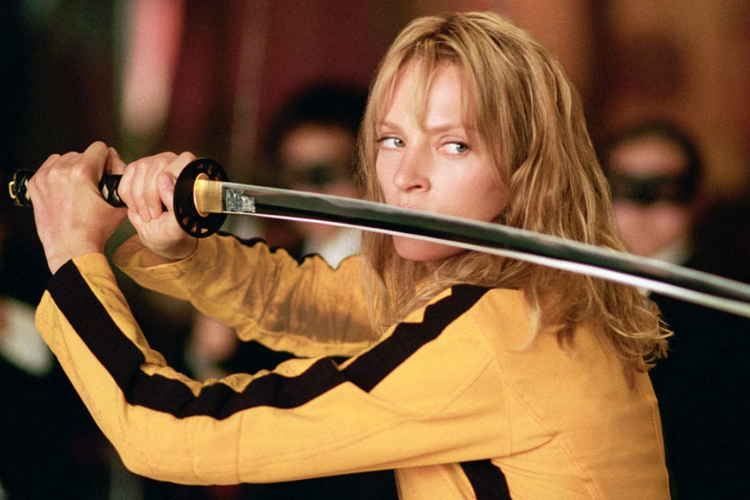 Film Kill Bill merupakan karya sutradara Quentin Tarantino dan dibintangi Uma Thurman, Daryl Hannah, dan Lucy Liu.