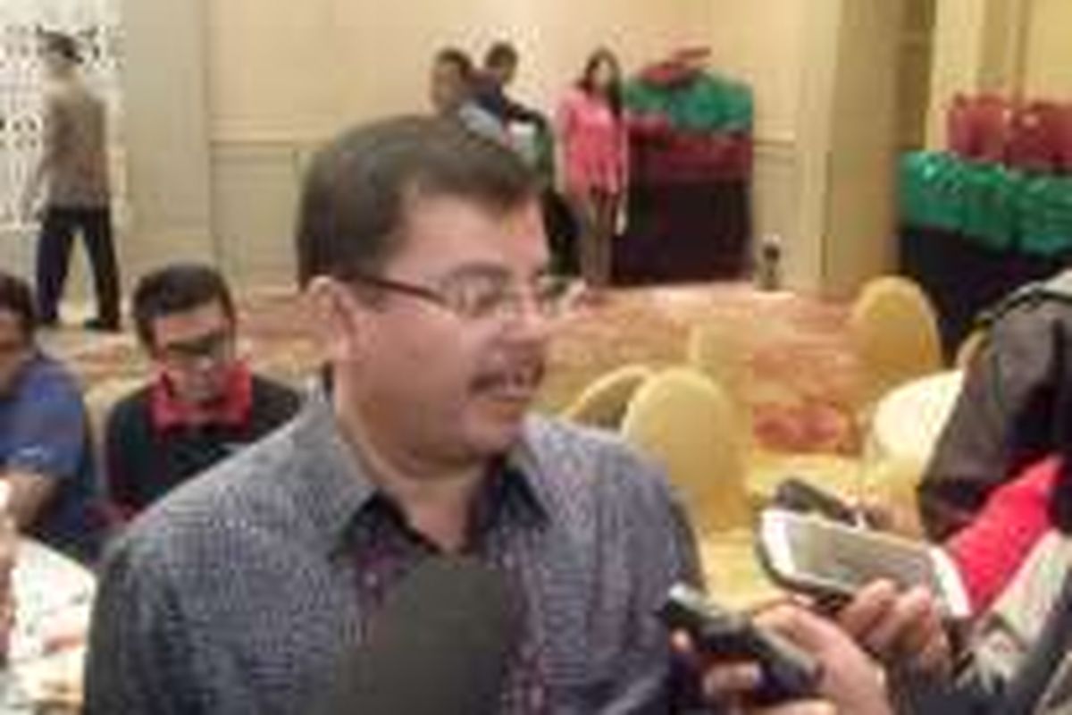 Kepala Hubungan Masyarakat SKK Migas, Taslim Z Yunus dalam Media Gathering SKK Migas di Bandung, (19/8)
