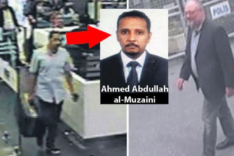Inilah Ahmed Abdullah al-Muzaini, sosok yang disebut sebagai kurir dalam kasus pembunuhan jurnalis Arab Saudi Jamal Khashoggi. Foto kiri ketika dia kembali dari Riyadh pada 1 Oktober.