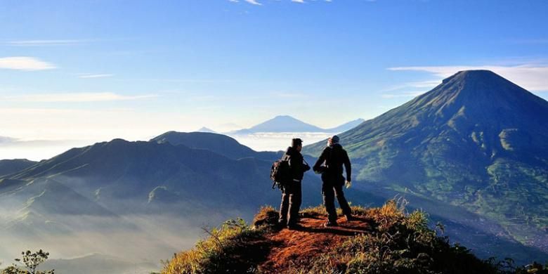 Bukit Sikunir Dieng di Jawa Tengah.